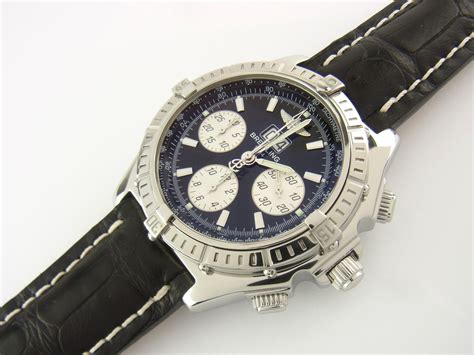 breitling mit lederarmband|Breitling uhrband.